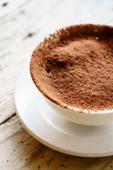 Nutella and mascarpone tiramisu, Sant Cugat del Vallès, (Vallès Occidental), Catalonia, Spain