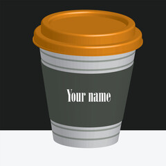 Beautiful Coffee Cup Design and Vector