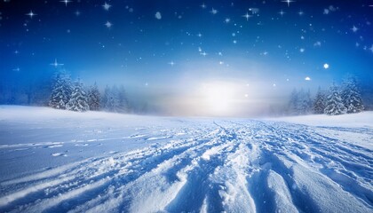 Tranquil winter landscape, perfect for winter-themed projects and nature photography