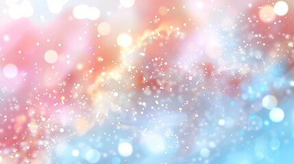 Obraz premium Abstract bokeh lights on dark background - elegant vector illustration for festive and creative designs