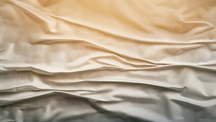 Close-Up Of White  crumple Paper Texture