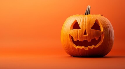 Halloween pumpkin scary jack o lantern holiday background