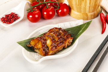 Grilled eel with unagi sauce