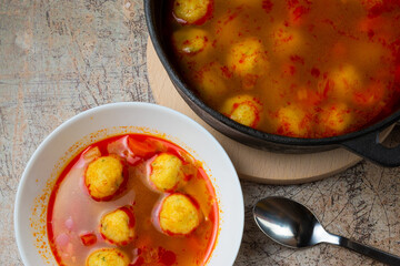 hungarian potato dumpling soup