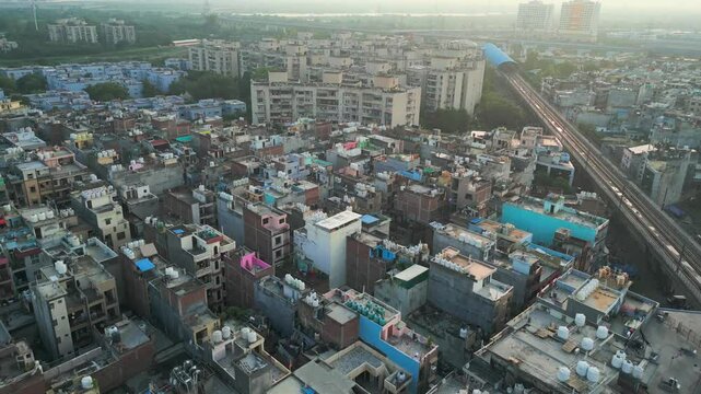 noida city sector 15 drone delhi in india