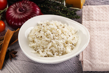 Indian cuisine jeera basmati rice