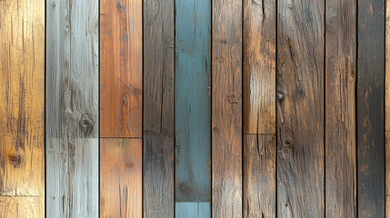 Fototapeta premium Rustic aged wooden planks