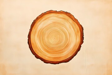 Background image of wood slice with detailed wooden texture for stocks.