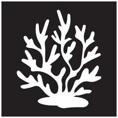 Coral logo design template