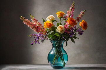 Photo of a modern flower vase.