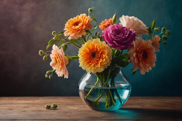Photo of a modern flower vase.