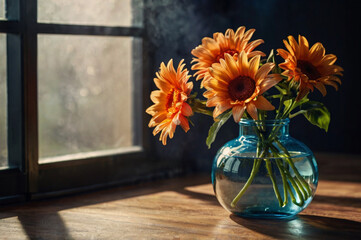Photo of a modern flower vase.
