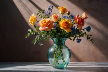 Photo of a modern flower vase.