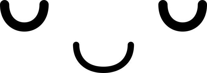 Sleepy cartoon facial expression icons. Flat design illustration.