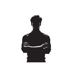 Businesspeople vector silhouette. Businessman and women vector design.