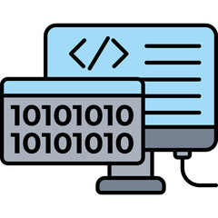 Computer Coding Icon