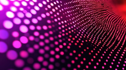 Obraz premium Abstract Pink and Red Dot Pattern