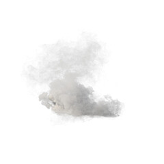 smoke on transparent background