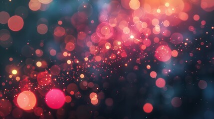 Abstract blue bokeh background with soft blurred light effects, ideal for elegant designs and dreamy visuals