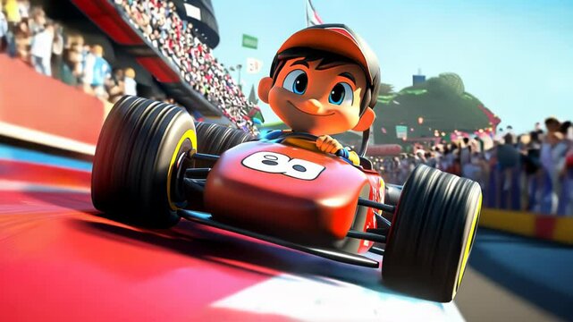 cartoon character Racing games Video 4K