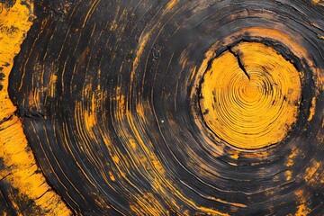 Background image of wood slice with detailed wooden texture for stocks.