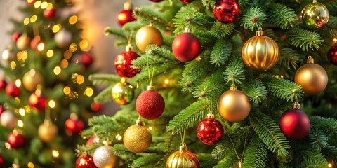 christmas tree with ornaments