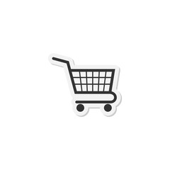 Shopping Cart icon isolated on transparent background