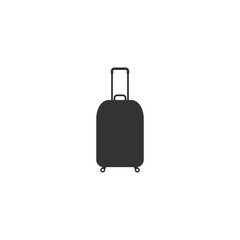 Bag tourist web icon isolated on transparent background