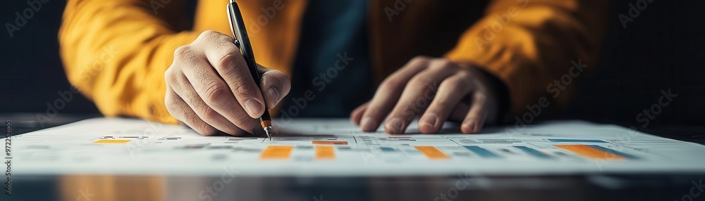 Poster a business leader creating a customer-focused strategy to optimize the onboarding process for new us