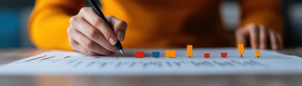 A business leader creating a customer journey map to identify pain points and opportunities for improving service delivery