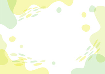 ふにゃふにゃとした流体シェイプの抽象背景