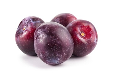 A cluster of plums piled high, ready to be enjoyed