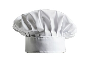 A single chef's hat on a white background