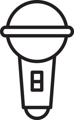 Microphone Line Icon