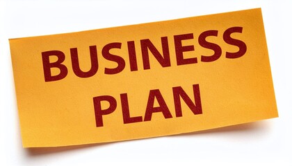 business plan note