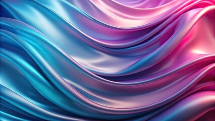 Fototapeta premium Close-up gradient silk fabric background