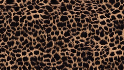Leopard skin texture, stylish hairy wild cat design