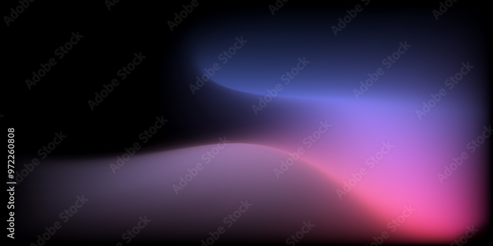Poster abstract colorful smooth curve gradient background with flowing purple, pink, blue, and violet color
