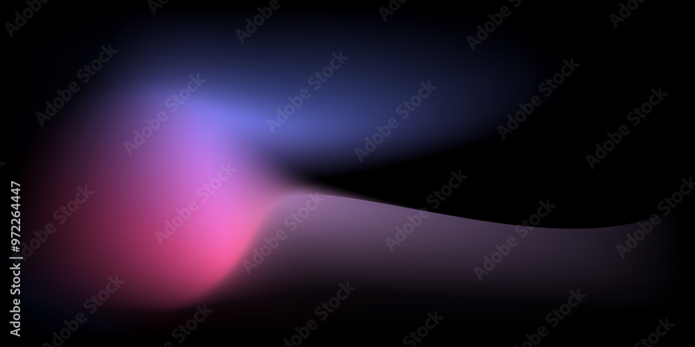 Poster abstract colorful smooth curve gradient background with flowing purple, pink, blue, and violet color