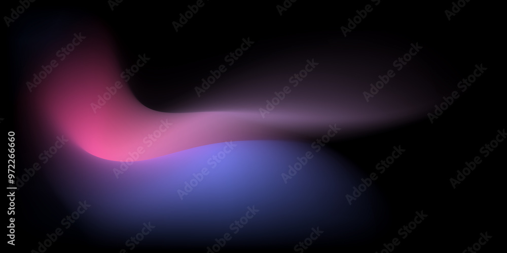 Poster abstract colorful smooth curve gradient background with flowing purple, pink, blue, and violet color