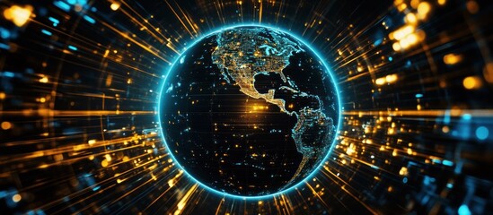 Digital Globe: A Futuristic Vision of Connectivity