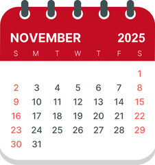 2025 calender-November	
