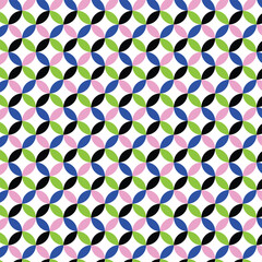 Geometrical  seamless leaf pattern and pastel colors texture  vector illustration background 