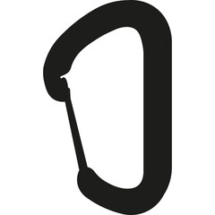 A carabiner for a rope, a clip for a rope, a clasp for jewelry.