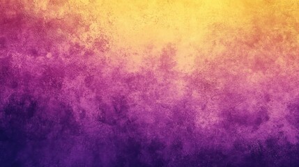 Vibrant abstract gradient in warm yellows and deep purples creates a captivating background.