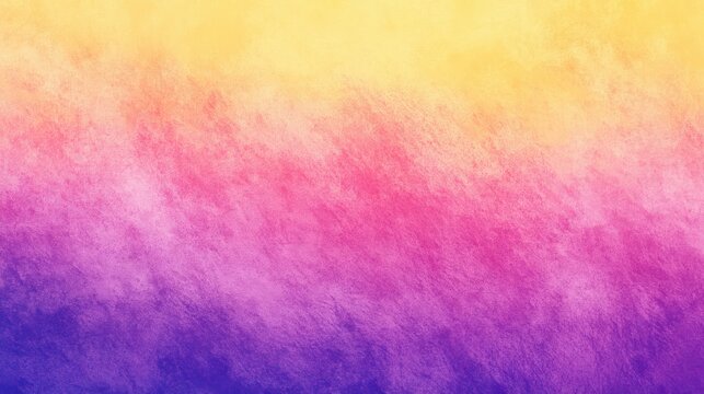 A vibrant gradient blending from warm yellow to deep purple hues, creating an uplifting and artistic backdrop.