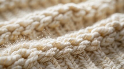 Fine and delicate A macro view of this wool texture reveals the finer details of its delicate and fragile fibers which are carefully weaved together to create a soft smooth surface