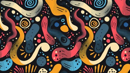 Naklejka premium Abstract pattern wallpaper