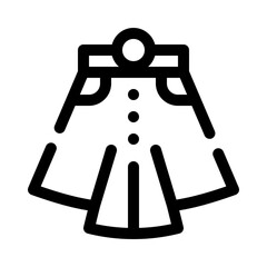 Skirt line icon