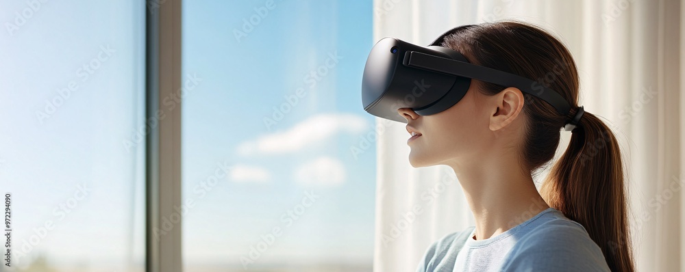 Aufkleber advanced ai smarthome high-tech solutions and virtual reality for effortless living - cloud-connecte